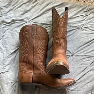 Classic Laredo Leather Cowboy Boots